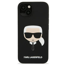 Заредете изображение във визуализатора на галерията – Karl Lagerfeld KLHCP13MSLKHBK iPhone 13 6,1" czarny/black hardcase Silicone Karl`s Head - TopMag
