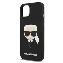 Заредете изображение във визуализатора на галерията – Karl Lagerfeld KLHCP13MSLKHBK iPhone 13 6,1" czarny/black hardcase Silicone Karl`s Head - TopMag
