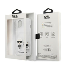 Заредете изображение във визуализатора на галерията – Karl Lagerfeld KLHCP13SCKTR iPhone 13 mini 5,4" hardcase Transparent Karl &amp; Choupette - TopMag
