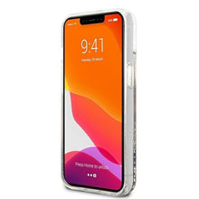 Заредете изображение във визуализатора на галерията – Karl Lagerfeld KLHCP13SGKCD iPhone 13 mini 5,4" złoty/gold hardcase Liquid Glitter Karl&amp;Choupette - TopMag
