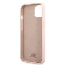 Заредете изображение във визуализатора на галерията – Karl Lagerfeld KLHCP13SSLKHLP iPhone 13 mini 5,4" jasnoróżowy/light pink hardcase Silicone Karl`s Head - TopMag
