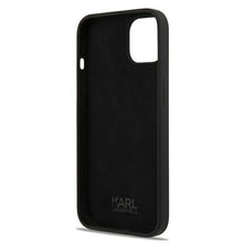 Заредете изображение във визуализатора на галерията – Karl Lagerfeld KLHCP13SSSKCK iPhone 13 mini 5,4" hardcase czarny/black Silicone Karl &amp; Choupette - TopMag
