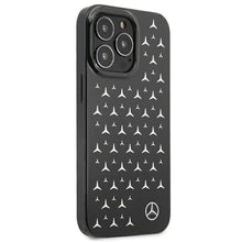 Заредете изображение във визуализатора на галерията – Mercedes MEHCP13LESPBK iPhone 13 Pro / 13 6,1" czarny/black hardcase Silver Stars Pattern - TopMag
