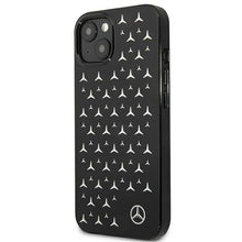 Заредете изображение във визуализатора на галерията – Mercedes MEHCP13MESPBK iPhone 13 6,1" czarny/black hardcase Silver Stars Pattern - TopMag
