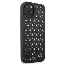 Заредете изображение във визуализатора на галерията – Mercedes MEHCP13MESPBK iPhone 13 6,1" czarny/black hardcase Silver Stars Pattern - TopMag
