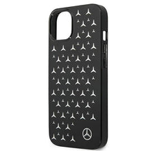 Заредете изображение във визуализатора на галерията – Mercedes MEHCP13MESPBK iPhone 13 6,1" czarny/black hardcase Silver Stars Pattern - TopMag
