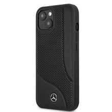 Заредете изображение във визуализатора на галерията – Mercedes MEHCP13SCDOBK iPhone 13 mini 5,4" czarny/black hardcase Leather Perforated Area - TopMag
