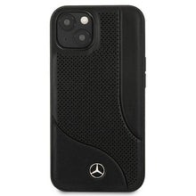 Заредете изображение във визуализатора на галерията – Mercedes MEHCP13SCDOBK iPhone 13 mini 5,4" czarny/black hardcase Leather Perforated Area - TopMag
