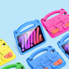 Заредете изображение във визуализатора на галерията – Dux Ducis Panda Safe for Children Kids Soft Case for iPad mini 2021 Yellow - TopMag
