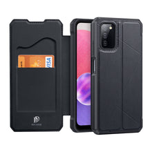 Заредете изображение във визуализатора на галерията – DUX DUCIS Skin X Bookcase type case for Samsung Galaxy A03s black - TopMag
