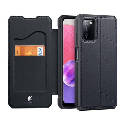 DUX DUCIS Skin X Bookcase type case for Samsung Galaxy A03s black - TopMag