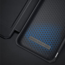 Заредете изображение във визуализатора на галерията – DUX DUCIS Skin X Bookcase type case for Samsung Galaxy A03s black - TopMag
