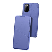 Заредете изображение във визуализатора на галерията – DUX DUCIS Skin X Bookcase type case for Samsung Galaxy A03s blue - TopMag
