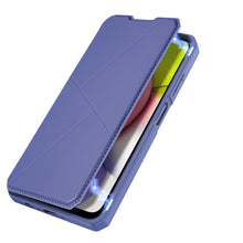 Заредете изображение във визуализатора на галерията – DUX DUCIS Skin X Bookcase type case for Samsung Galaxy A03s blue - TopMag

