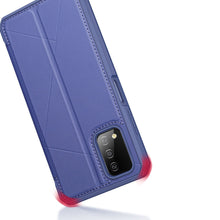 Заредете изображение във визуализатора на галерията – DUX DUCIS Skin X Bookcase type case for Samsung Galaxy A03s blue - TopMag
