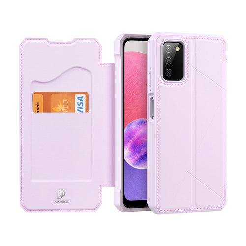 DUX DUCIS Skin X Bookcase type case for Samsung Galaxy A03s pink - TopMag