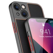 Заредете изображение във визуализатора на галерията – Dux Ducis Yolo elegant case made of soft TPU and PU leather for iPhone 13 mini black - TopMag
