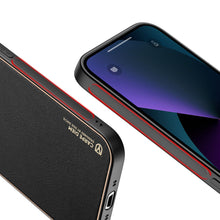 Заредете изображение във визуализатора на галерията – Dux Ducis Yolo elegant case made of soft TPU and PU leather for iPhone 13 mini black - TopMag
