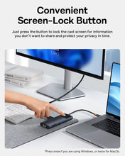 Заредете изображение във визуализатора на галерията – USB HUB 11in1 Baseus Metal Gleam Series II USB-A/USB-C PD/HDMI/DP/RJ45/SD/TF - black

