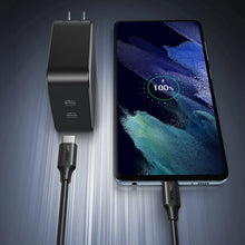 Заредете изображение във визуализатора на галерията – Ugreen US562 USB-C to USB-C PD Fast Charging Cable 1.5m Black
