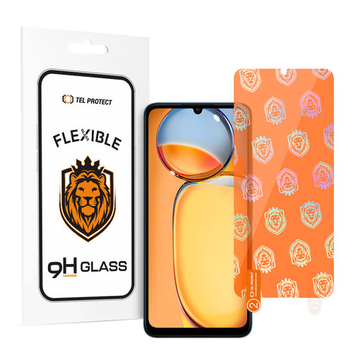 Tel Protect Best Flexible Hybrid Tempered Glass for XIAOMI REDMI 13C