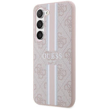 Заредете изображение във визуализатора на галерията – Guess GUHCS23SP4RPSP S23 S911 pink/pink hardcase 4G Printed Stripe
