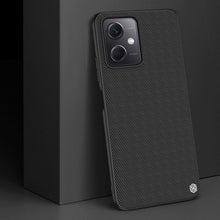 Заредете изображение във визуализатора на галерията – Nillkin Textured Case for Xiaomi Redmi Note 12 5G / Poco X5 5G Reinforced Nylon Cover Black
