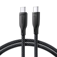 Заредете изображение във визуализатора на галерията – Joyroom Multi-Color Series SA34-CC3 USB-C / USB-C Cable 60W Fast Transfer 1m - Black
