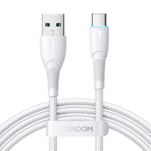 Заредете изображение във визуализатора на галерията – Joyroom Starry Series SA32-AC3 3A USB-A / USB-C cable 1m - white
