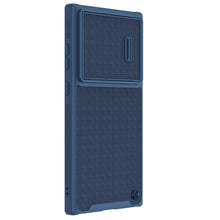Заредете изображение във визуализатора на галерията – Nillkin Textured S Case for Samsung Galaxy S23 Ultra armored cover with camera cover blue
