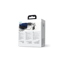 Заредете изображение във визуализатора на галерията – GaN charger UK Joyroom JR-TCG05UK 140W 3x USB-C USB-A + USB-C / USB-C cable 240W 1.2m

