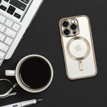 Заредете изображение във визуализатора на галерията – Metallic Magsafe Case for Iphone 11 Pro Max Titanium
