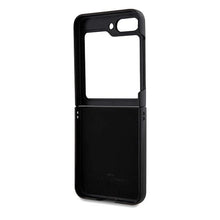 Заредете изображение във визуализатора на галерията – BMW Leather Hot Stamp case for Samsung Galaxy Z Flip 5 - black
