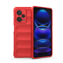 Заредете изображение във визуализатора на галерията – Magic Shield Case for Xiaomi Redmi Note 12 Pro+ flexible armored cover red
