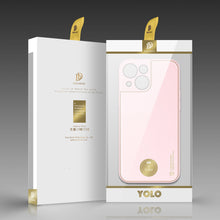 Заредете изображение във визуализатора на галерията – Dux Ducis Yolo elegant case made of soft TPU and PU leather for iPhone 13 mini pink - TopMag
