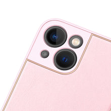 Заредете изображение във визуализатора на галерията – Dux Ducis Yolo elegant case made of soft TPU and PU leather for iPhone 13 mini pink - TopMag
