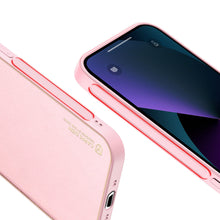 Заредете изображение във визуализатора на галерията – Dux Ducis Yolo elegant case made of soft TPU and PU leather for iPhone 13 mini pink - TopMag
