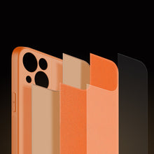 Заредете изображение във визуализатора на галерията – Dux Ducis Yolo elegant case made of soft TPU and PU leather for iPhone 13 mini orange - TopMag
