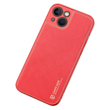 Заредете изображение във визуализатора на галерията – Dux Ducis Yolo elegant case made of soft TPU and PU leather for iPhone 13 mini red - TopMag
