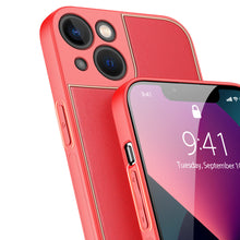 Заредете изображение във визуализатора на галерията – Dux Ducis Yolo elegant case made of soft TPU and PU leather for iPhone 13 mini red - TopMag
