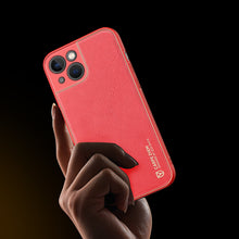 Заредете изображение във визуализатора на галерията – Dux Ducis Yolo elegant case made of soft TPU and PU leather for iPhone 13 mini red - TopMag
