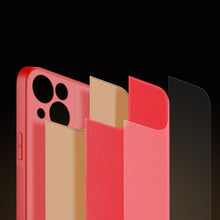 Заредете изображение във визуализатора на галерията – Dux Ducis Yolo elegant case made of soft TPU and PU leather for iPhone 13 mini red - TopMag
