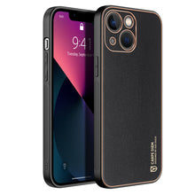 Заредете изображение във визуализатора на галерията – Dux Ducis Yolo elegant case made of soft TPU and PU leather for iPhone 13 black - TopMag

