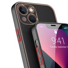 Заредете изображение във визуализатора на галерията – Dux Ducis Yolo elegant case made of soft TPU and PU leather for iPhone 13 black - TopMag
