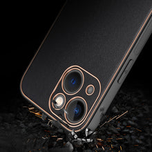 Заредете изображение във визуализатора на галерията – Dux Ducis Yolo elegant case made of soft TPU and PU leather for iPhone 13 black - TopMag
