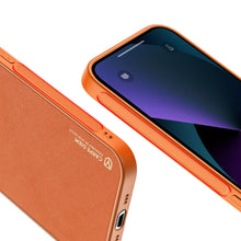 Заредете изображение във визуализатора на галерията – Dux Ducis Yolo elegant case made of soft TPU and PU leather for iPhone 13 orange - TopMag

