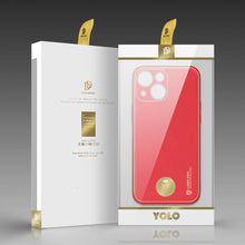 Заредете изображение във визуализатора на галерията – Dux Ducis Yolo elegant case made of soft TPU and PU leather for iPhone 13 red - TopMag
