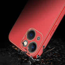 Заредете изображение във визуализатора на галерията – Dux Ducis Yolo elegant case made of soft TPU and PU leather for iPhone 13 red - TopMag
