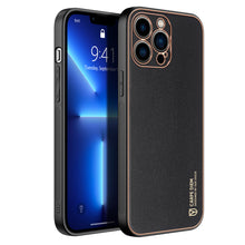 Заредете изображение във визуализатора на галерията – Dux Ducis Yolo elegant case made of soft TPU and PU leather for iPhone 13 Pro black - TopMag
