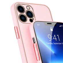 Заредете изображение във визуализатора на галерията – Dux Ducis Yolo elegant case made of soft TPU and PU leather for iPhone 13 Pro pink - TopMag
